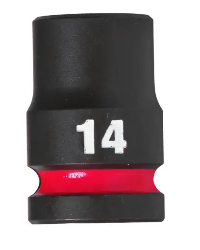 Nástrčná hlavice 1/2" Milwaukee Shockwave™ Impact Duty 14 mm, rázová, krátká (MI4932480308)